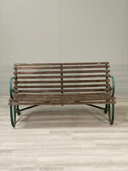 19th Century Garden Bench In Original Condition