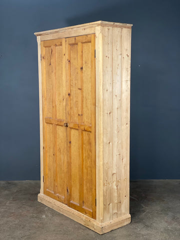 Antique Pine School Cupboard