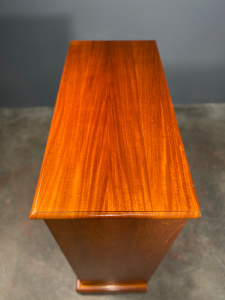 Large 20th Century Figured Mahogany Chest Of Drawers