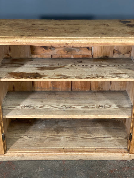 Victorian Pine School Cupboard