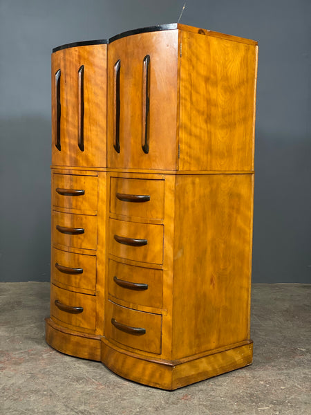 Art Deco Walnut Cabinet