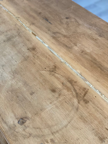 19th Century Pine Dresser Base With Sycamore Top