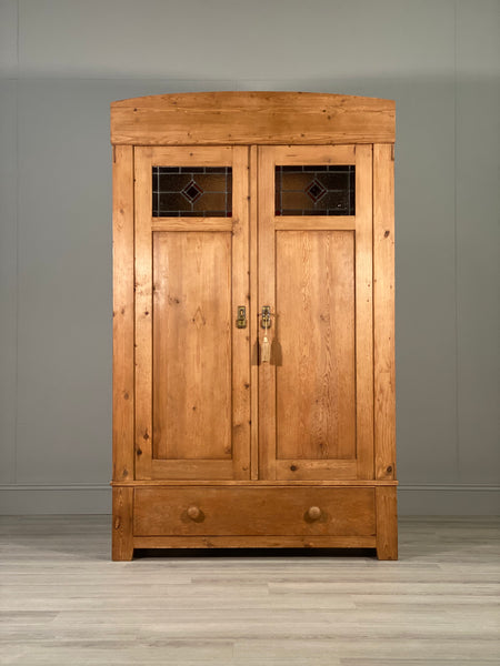 19th Century Pine Hall Cupboard