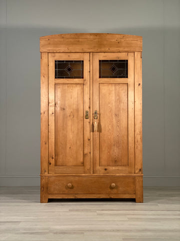 19th Century Pine Hall Cupboard