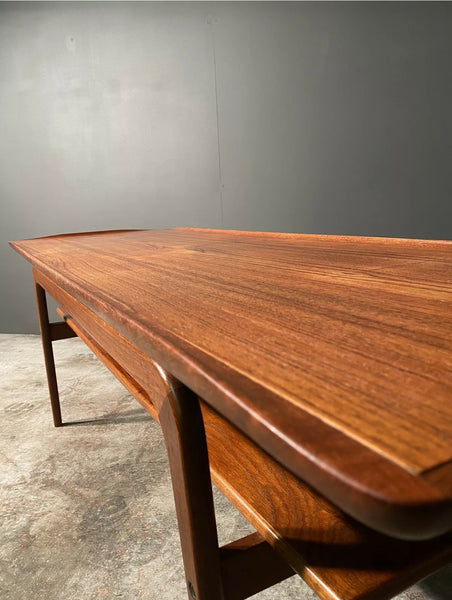 Danish Arne Hovmand Olsen Teak Mid Century Coffee Table