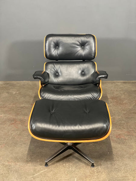 A Charles Eames Style Lounge Chair & Ottoman