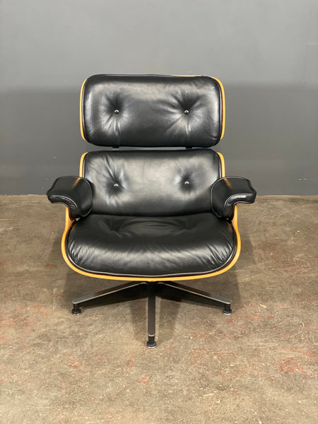 A Charles Eames Style Lounge Chair & Ottoman