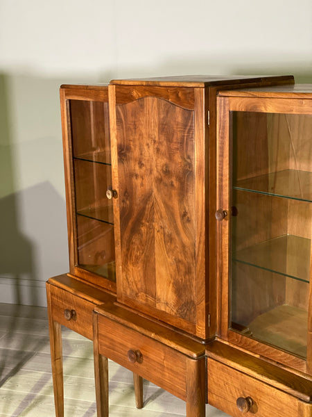 A Pair Of Walnut Cabinets By Arthur Reynolds Of Ludlow