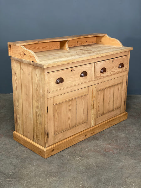 Antique Pine Sideboard Server