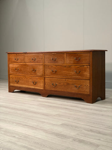 Early 20th Century Oak Bank Of Drawer’s