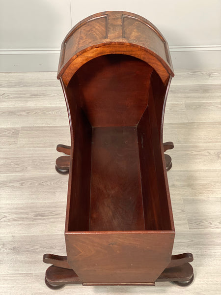 19th Century Mahogany Baby’s Crib