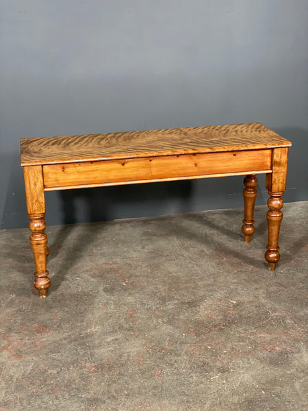 19th Century Satin Birch Scottish Console Table