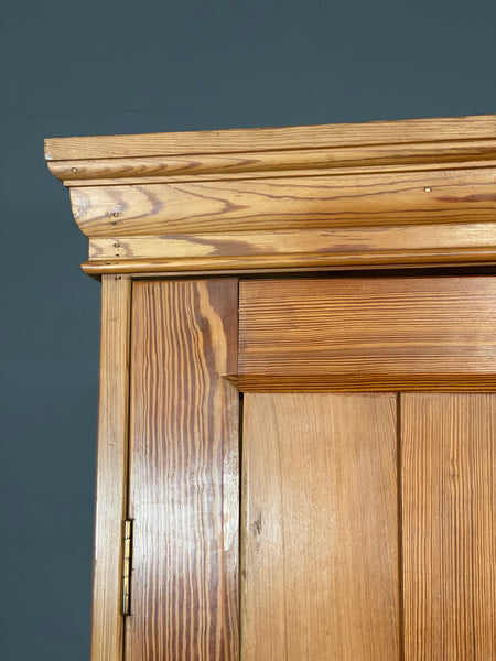 Pitch Pine Church Vestry Cupboard