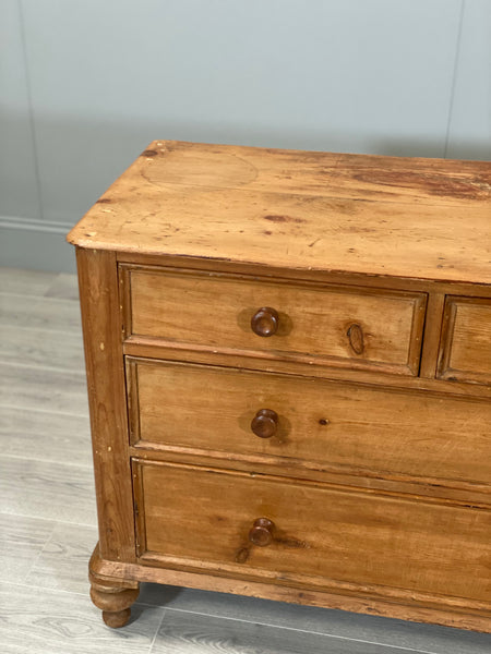 19th Century Pine Chest Of Drawers