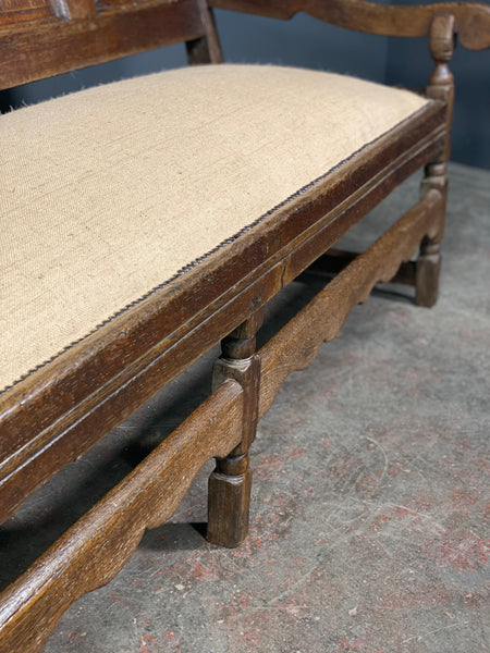 Early 19th Century Georgian Oak Settle