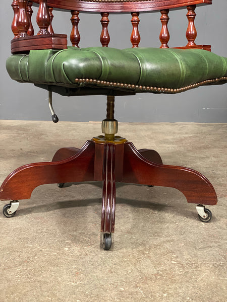 Vintage Chesterfield Captains Desk Chair