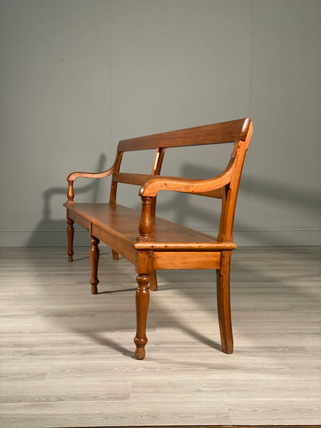 Large 19th Century Pine Bench