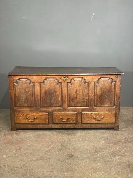 Large Georgian Oak Chest