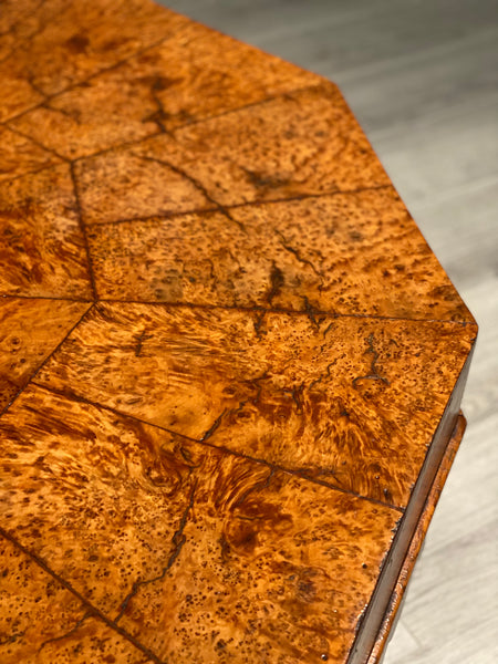 Art Deco Burr Yew Coffee Table