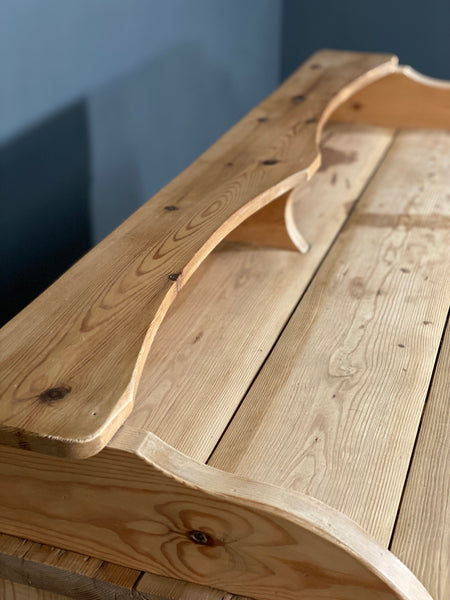 Antique Pine Sideboard Server