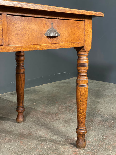 Victorian Oak Writing Desk