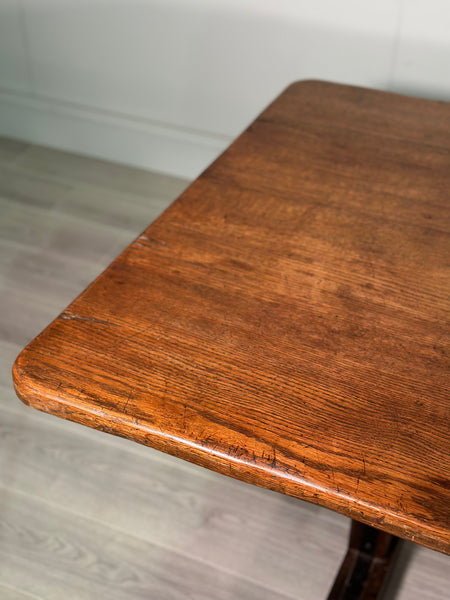 Monumental 19th Century Oak Refectory Table