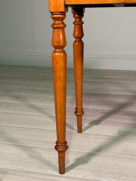 19th Century Satin Walnut Side Table