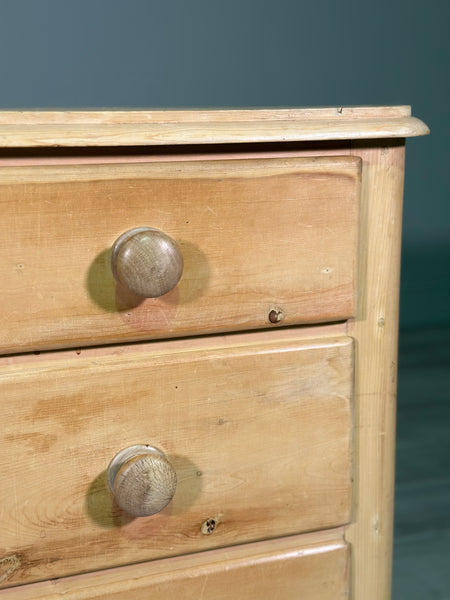 Victorian Pine Chest Of Drawers
