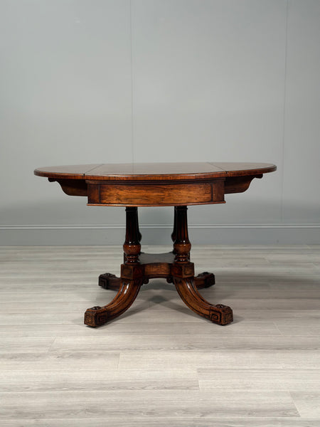 19th Century Rosewood Dropleaf Centre Table