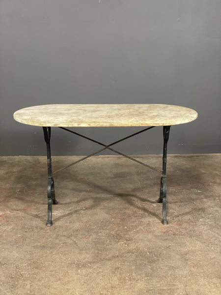 Vintage Italian Marble Bistro Table