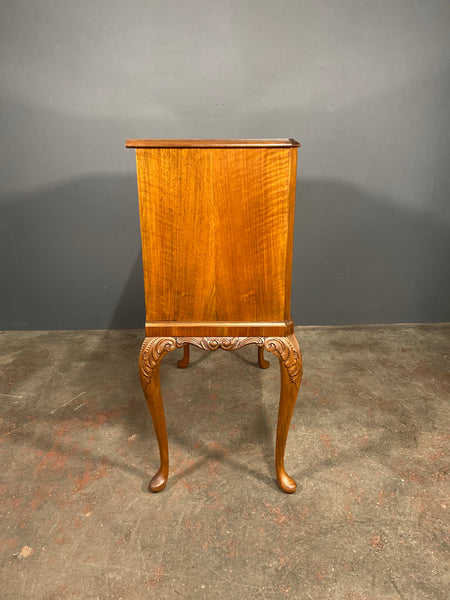 Mid 20th Century Burr Walnut Cocktail Cabinet