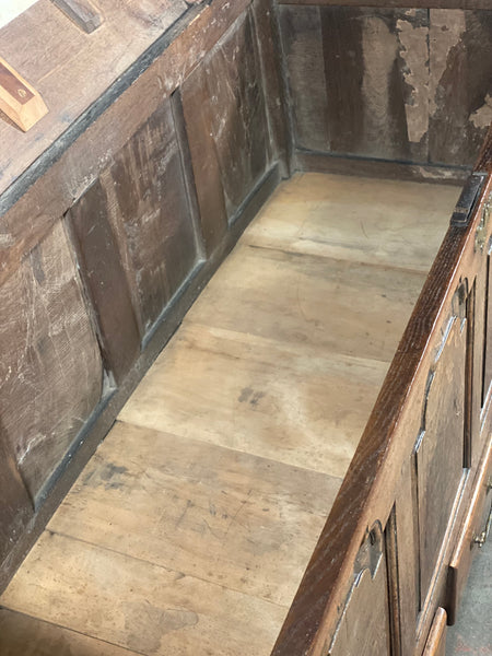 Large Georgian Oak Chest