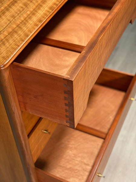 A 1960’s French Walnut Chest of Drawers By A. Younger