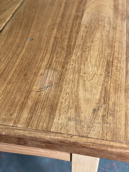 Science Lab Iroko Dining Table