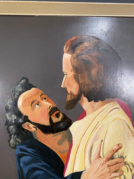 ‘The Betrayal’ oil painting by H Irving