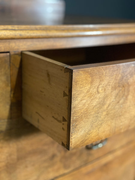 Early 20th Century Burr Walnut Chest Of Drawers