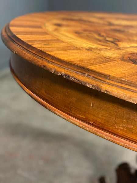 Burr Walnut Centre Table