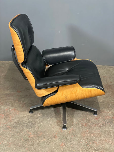A Charles Eames Style Lounge Chair & Ottoman