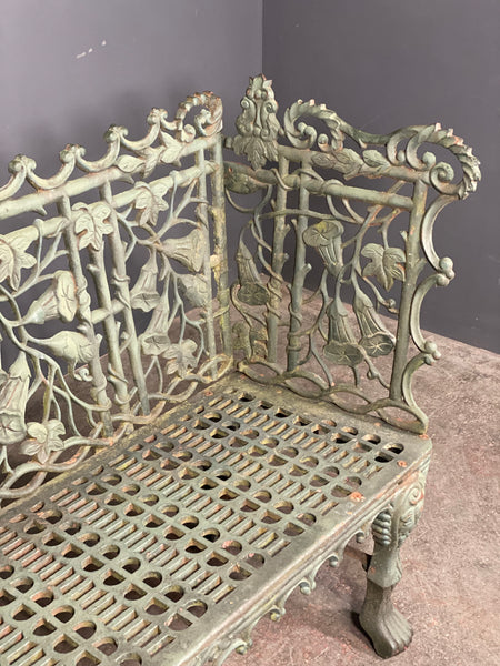 Large 20th Century Cast Iron Garden Bench