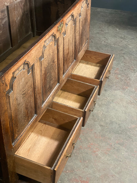 Large Georgian Oak Chest
