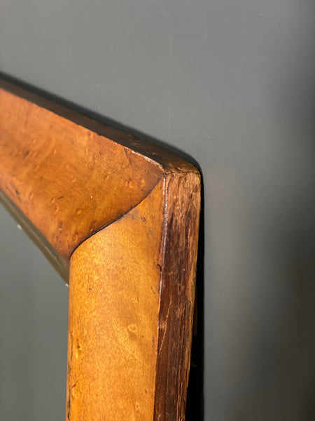 Large Early 20th Century Birds Eye Maple Mirror