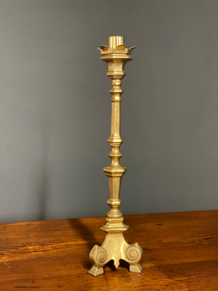 Vintage Large Church Altar Brass Candlestick