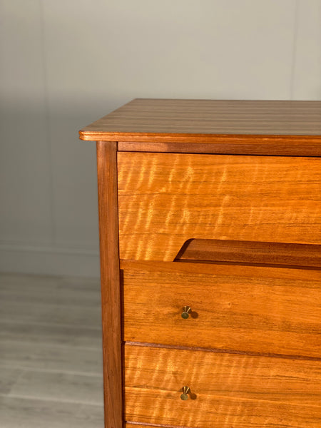 A 1960’s French Walnut Chest of Drawers By A. Younger