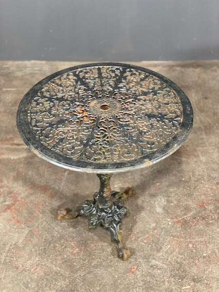 Antique Cast Iron Garden Table