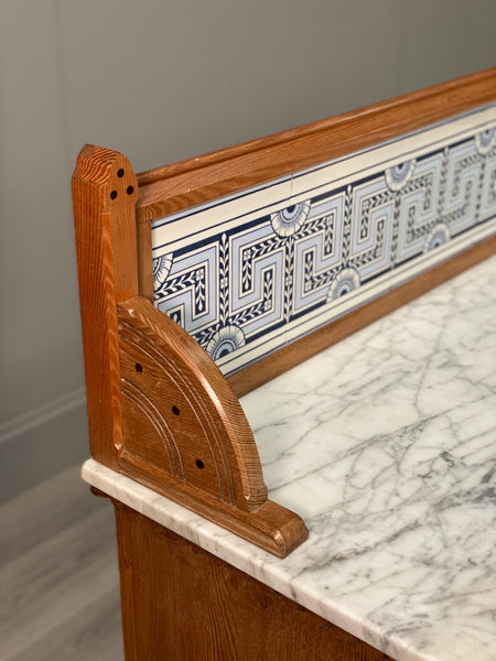 19th Century Aesthetic Movement Ash Washstand