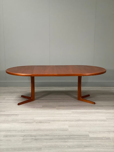 Large Teak Danish Dining Table By Svend A. Madsen