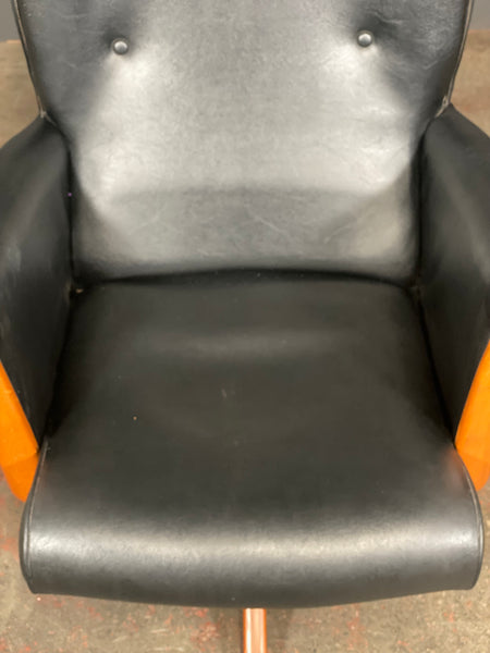 Mid Century Reclining Swivel Chair