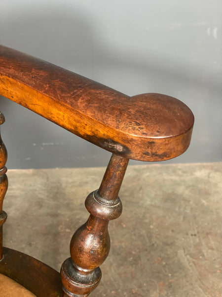19th Century Captains Swivel Desk Chair