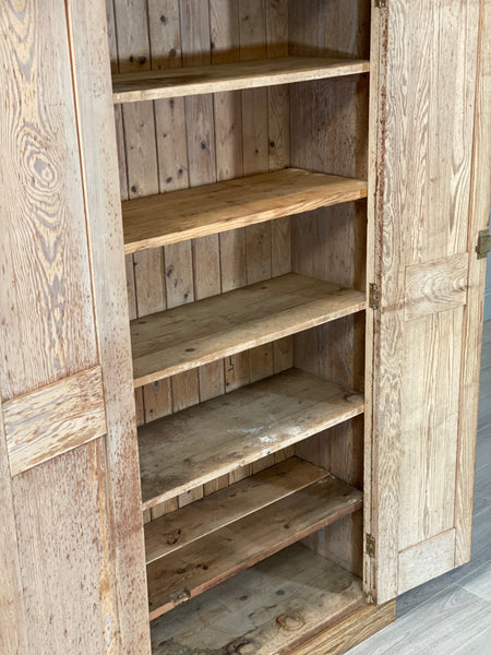 19th Century Pine School Cupboard