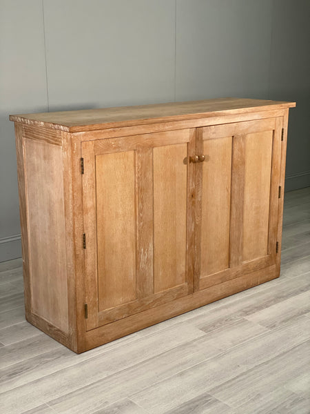 Large Antique Oak School Cupboard